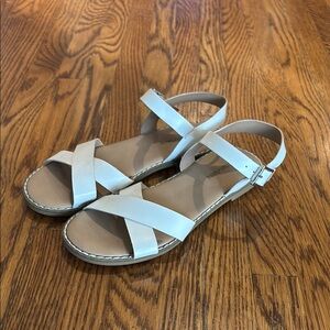 White Strappy Sandals